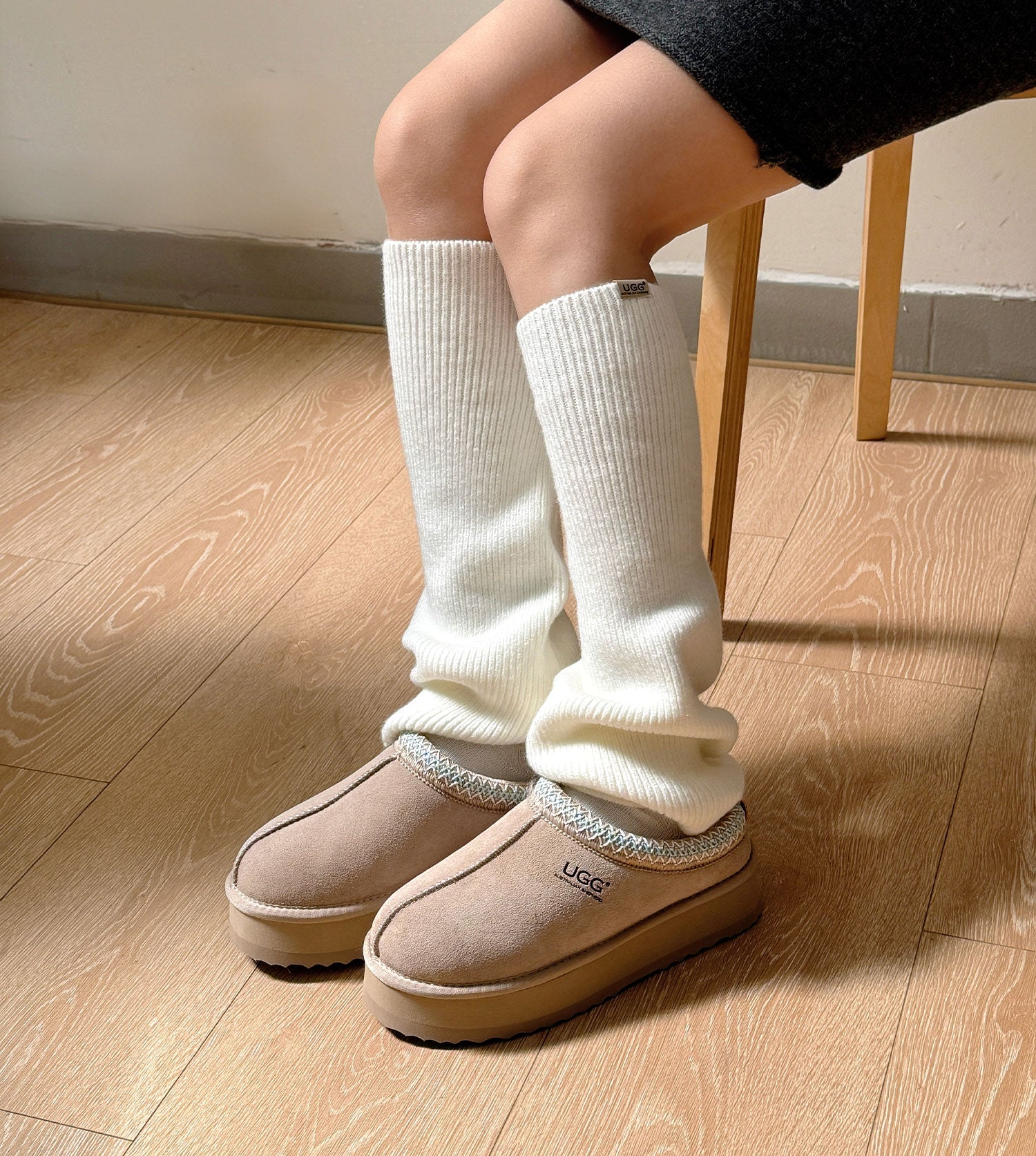 Women Stretchy Knit Leg Warmers Slouch Socks