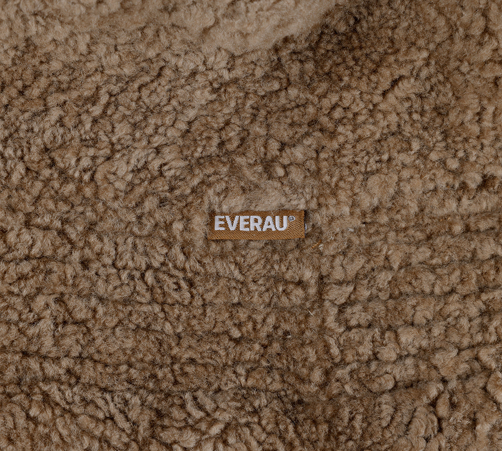 Fluffy Sheepskin Wool Bucket Hat Cloude