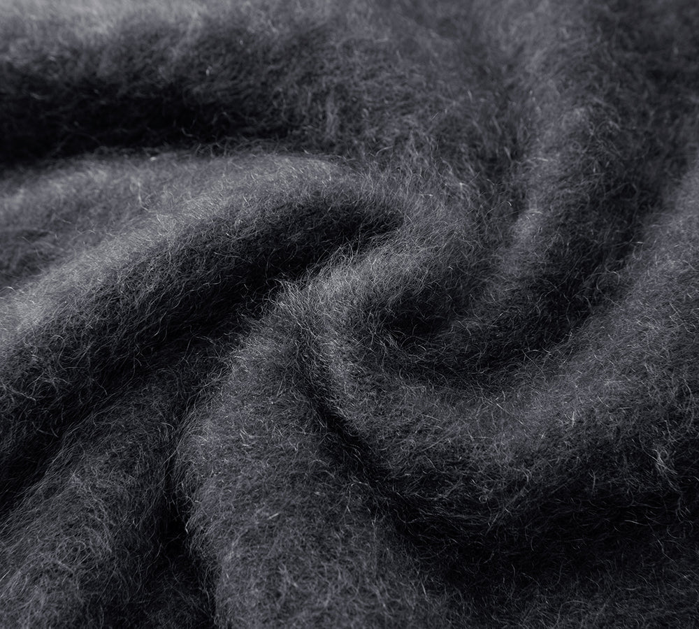 EVERAU® Yak Wool Knit Cardigan Cashmere Blend Loose Fit Morra EVERAU