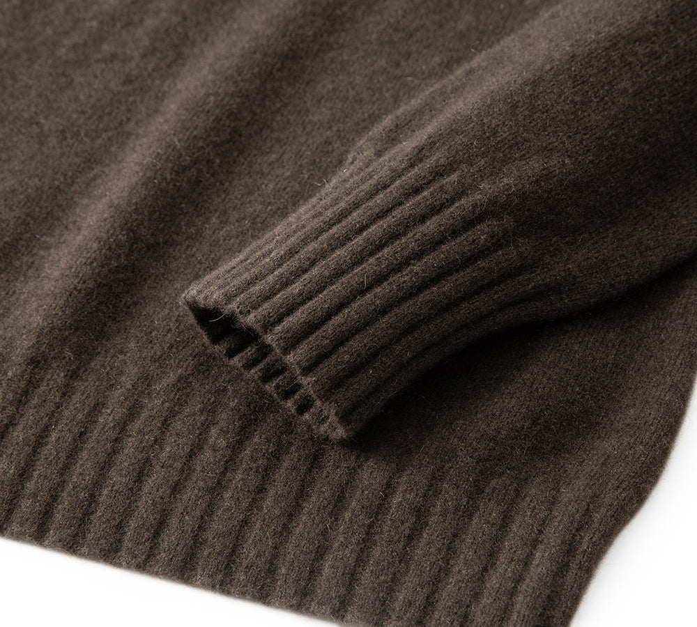 EVERAU® Men Cashmere Yak Wool Blend Winter Moola Sweater EVERAU