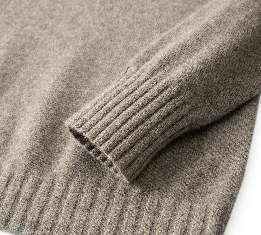 EVERAU® Men Cashmere Yak Wool Blend Winter Moola Sweater EVERAU