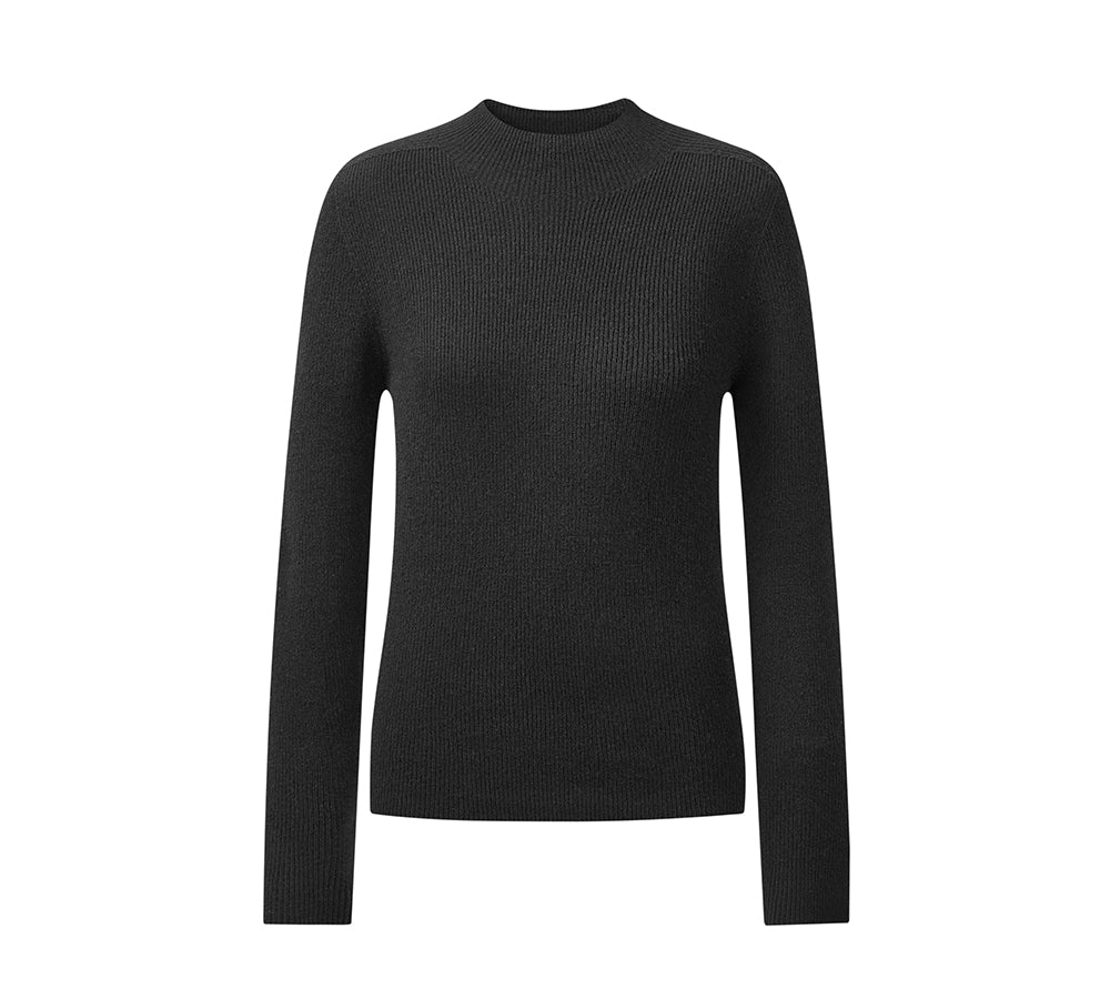 EVERAU® 100% Wool Knitwear Sweater Roya EVERAU