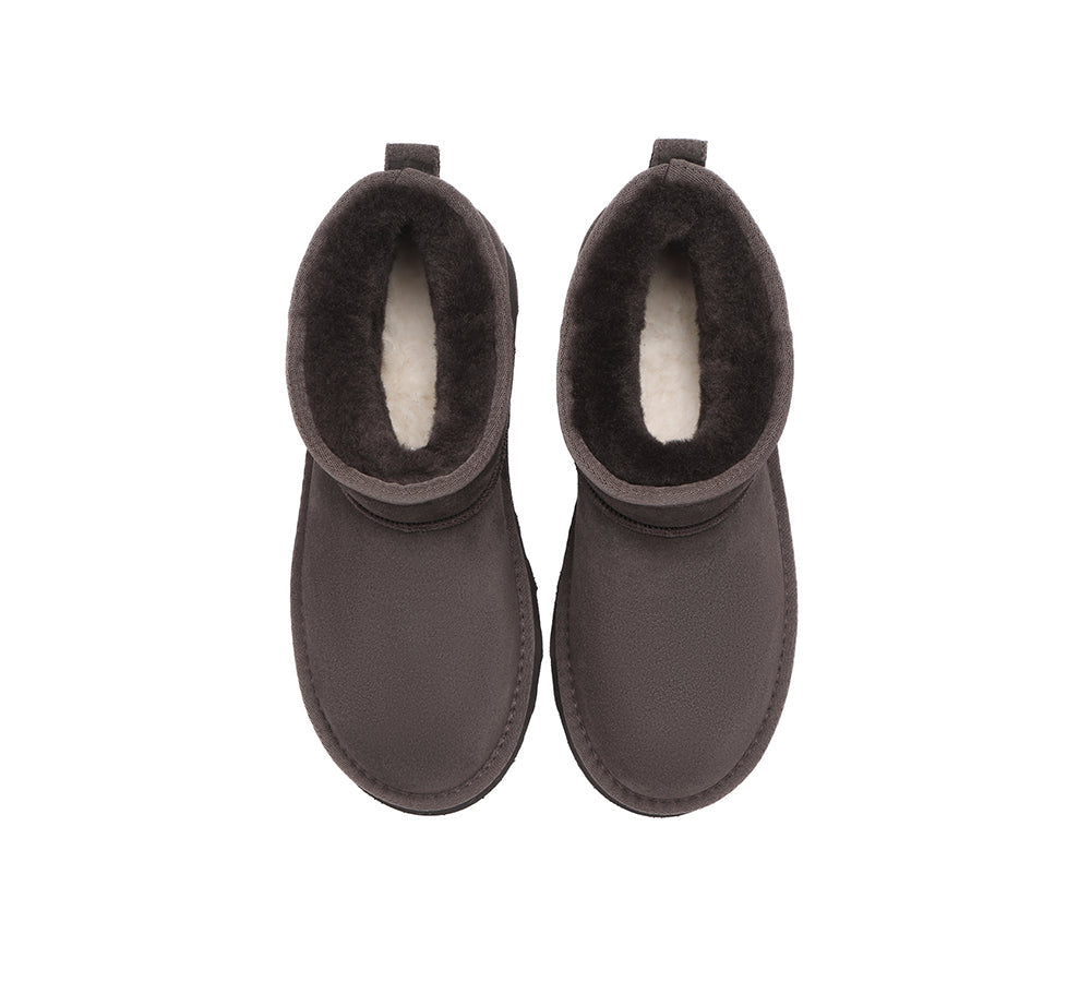 AUSTRALIAN SHEPHERD® UGG Boots Sheepskin Wool Mini Platform Thick Bottom Ronnie UGG AUSTRALIAN SHEPHERD