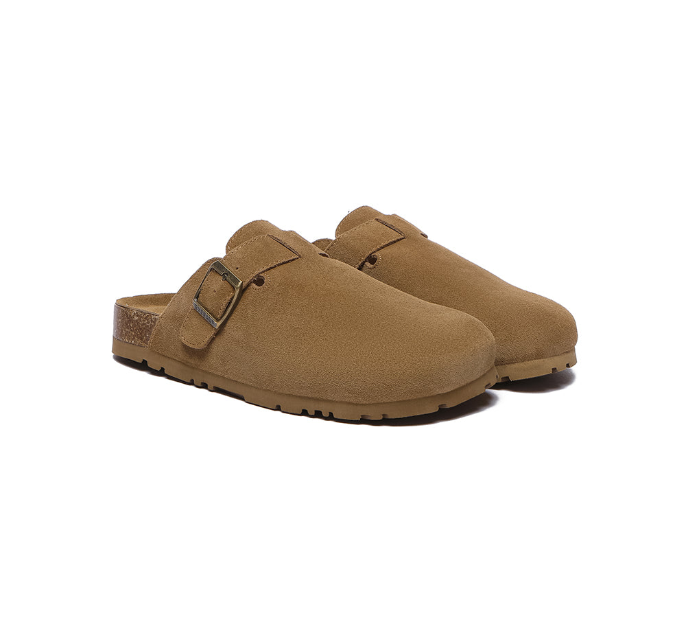 EVERAUยฎ Adjustable Buckled Straps Slip-on Flat Sandal Slides Mason - UGG EXPRESS
