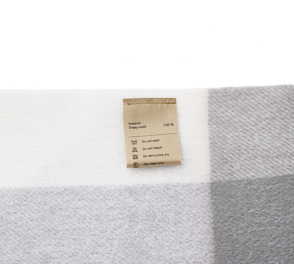 Urban UGG Wool Plaid Shawl Wynel URBAN UGG