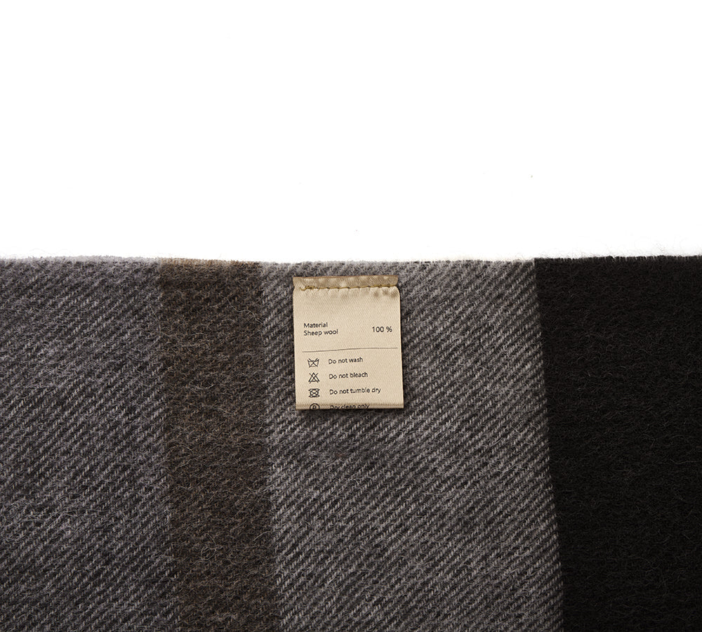 Urban UGG Wool Plaid Shawl Wynel URBAN UGG