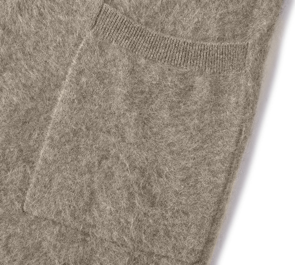 EVERAUĀ® Yak Wool Cashmere Blend Knitwear Long Cardigan Grumo EVERAU