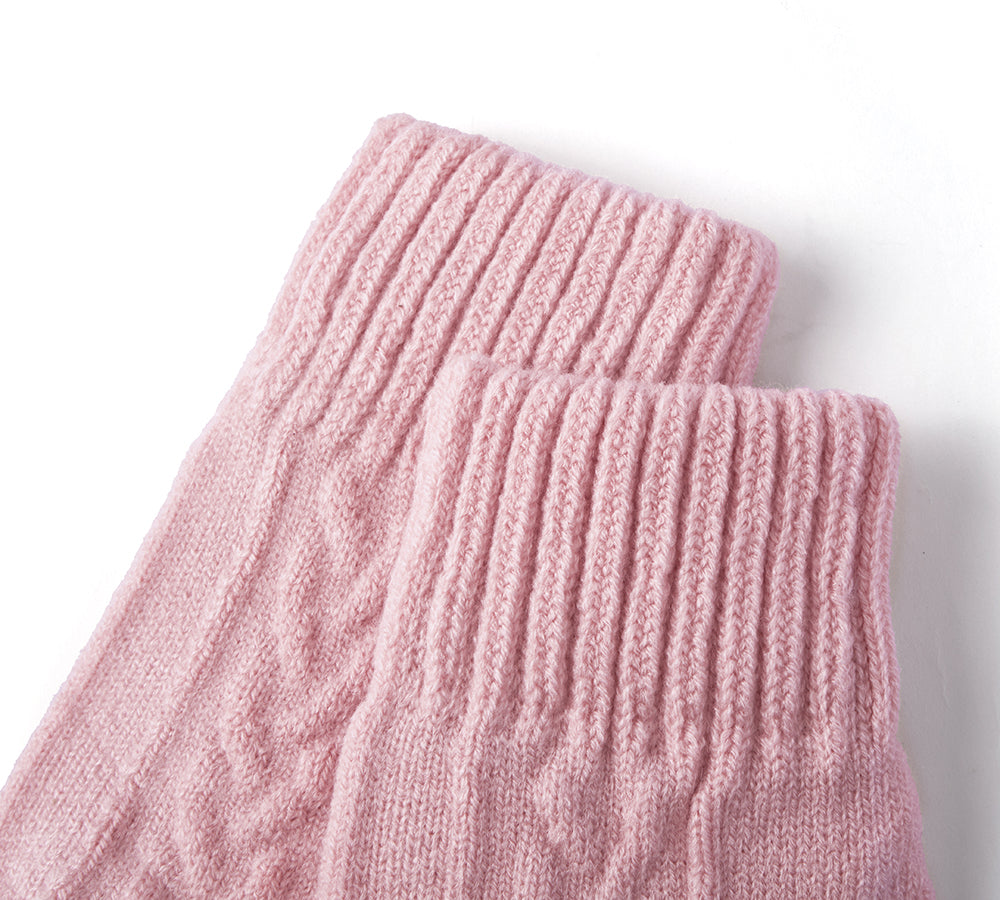 EVERAU® Fingerless Ultra Plush Knit Gloves EVERAU