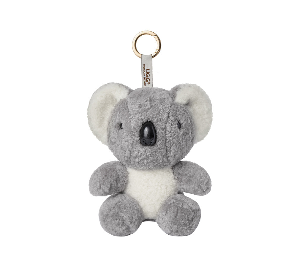 AUSTRALIAN SHEPHERD® UGG Sheepskin Koala Keyring Large Plush Bag Charm UGG AUSTRALIAN SHEPHERD