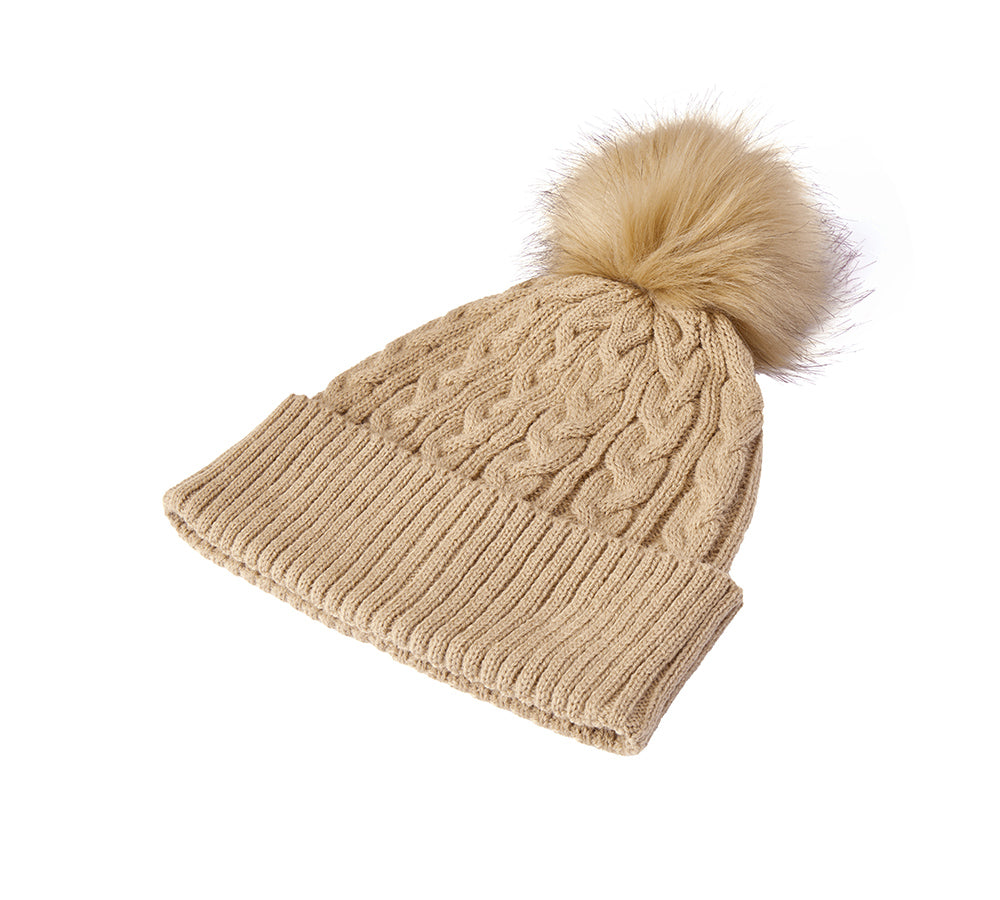 EVERAUĀ® Soft Knit Beanie Conira Hat EVERAU