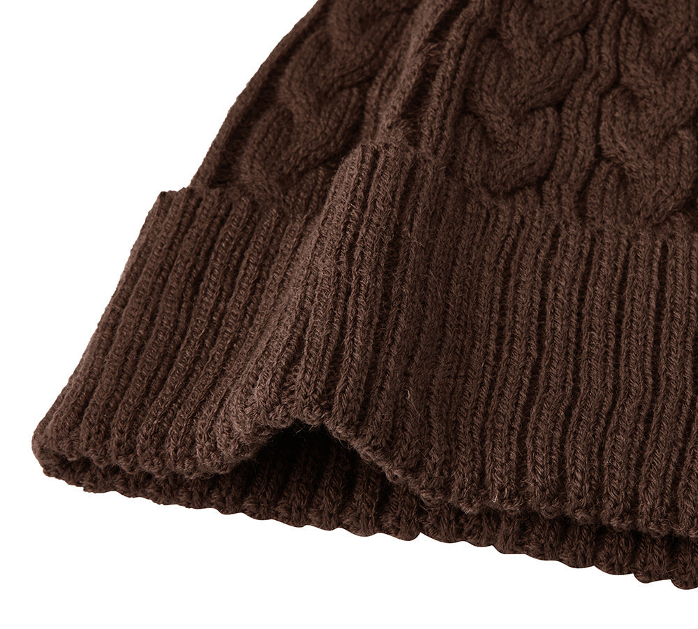 EVERAUĀ® Soft Knit Pom Pom Beanie Conira Hat EVERAU