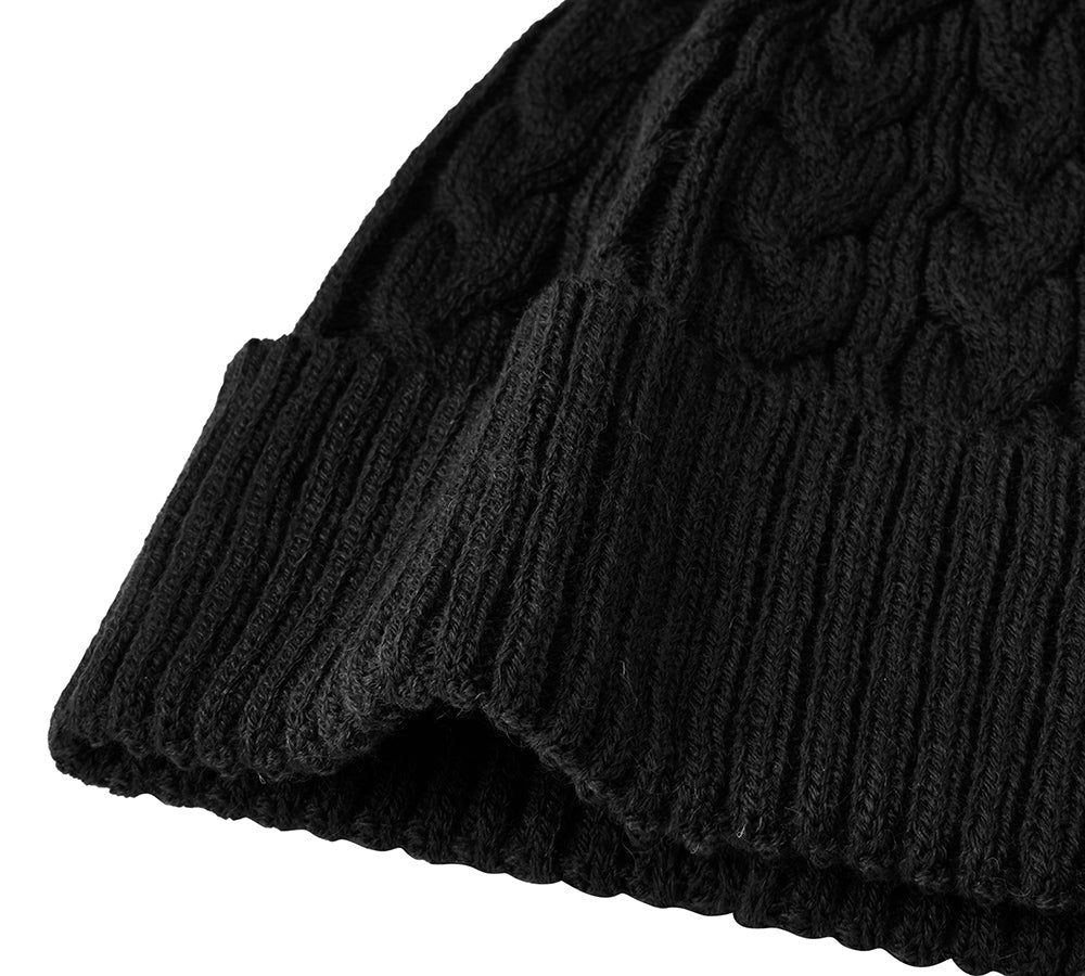 EVERAUĀ® Soft Wool Blend Pom Pom Beanie Conira Hat EVERAU