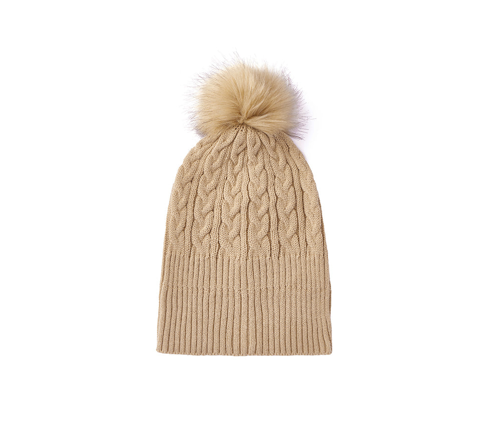 EVERAUĀ® Soft Knit Beanie Conira Hat EVERAU