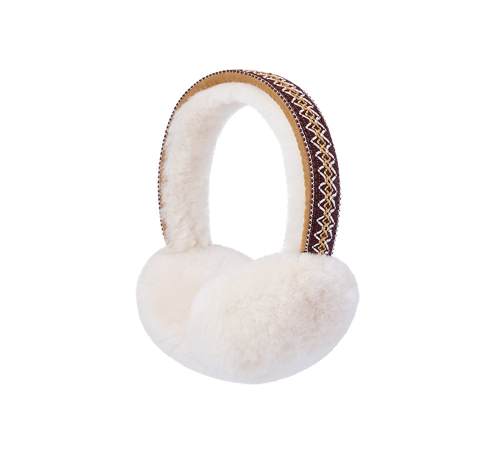 AUSTRALIAN SHEPHERD® Kids Earmuff Sheepskin Earmuffs Soft Wool Warm Faylen UGG AUSTRALIAN SHEPHERD