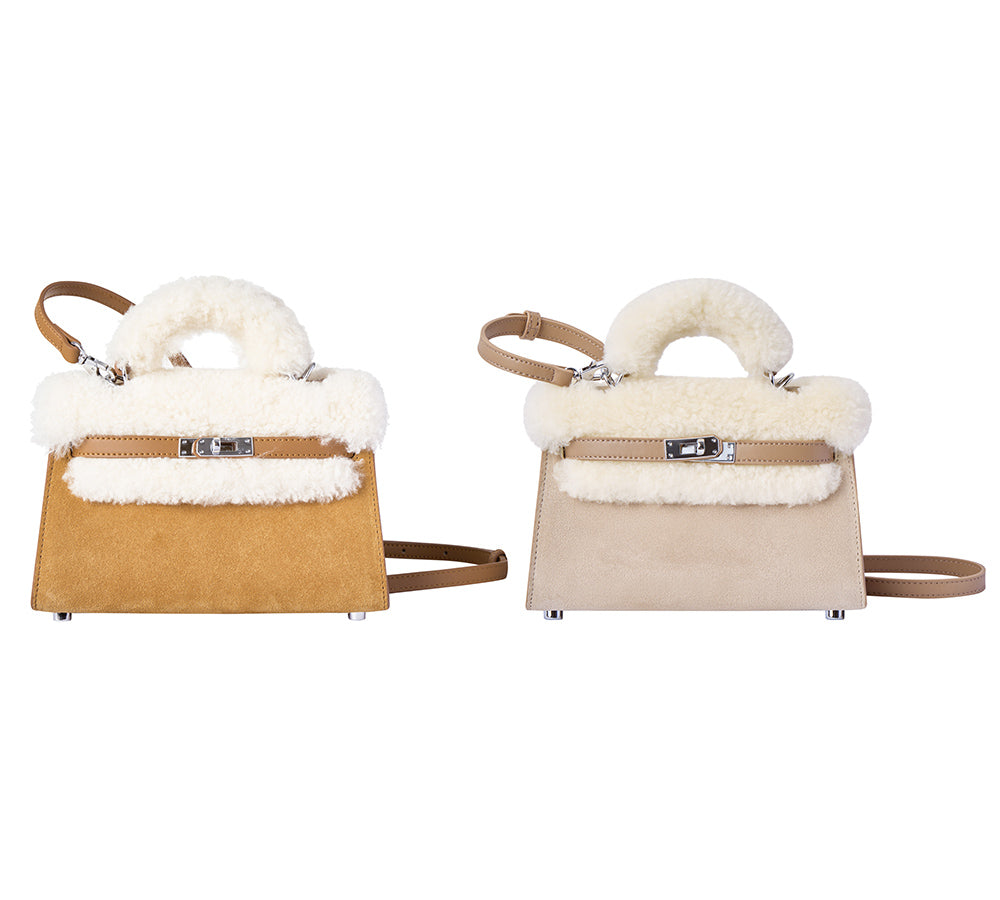 UGG Bag Women, Suede Shearling Mini Crossbody Frostie – Ever UGG