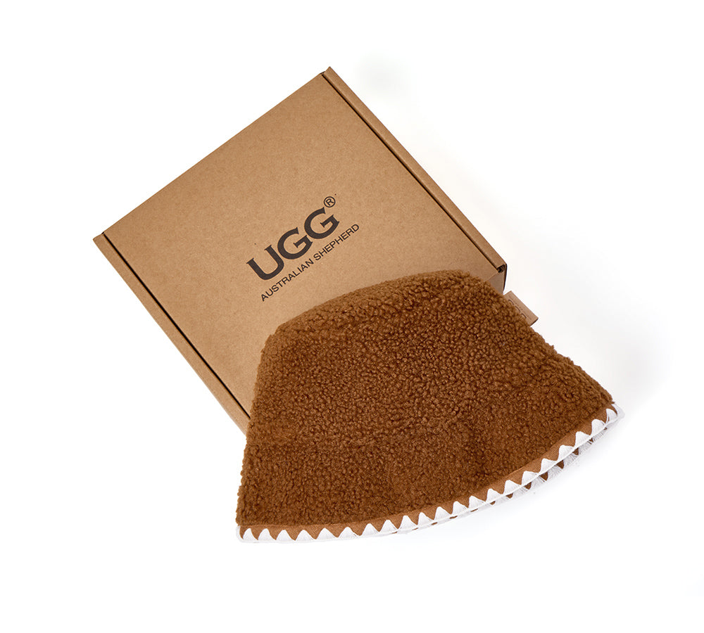 AUSTRALIAN SHEPHERD® Fleece Bucket Hat Lava UGG AUSTRALIAN SHEPHERD
