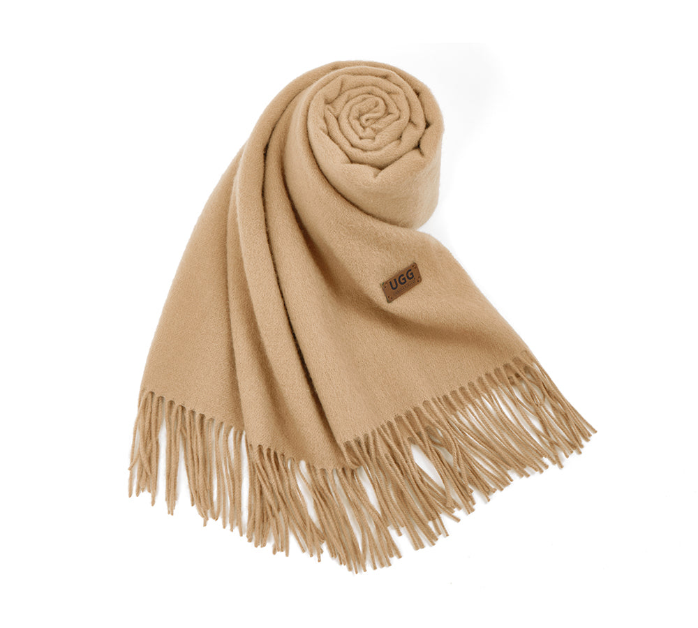 URBAN UGG® 100% Wool Fringed Shawl Sovra URBAN UGG