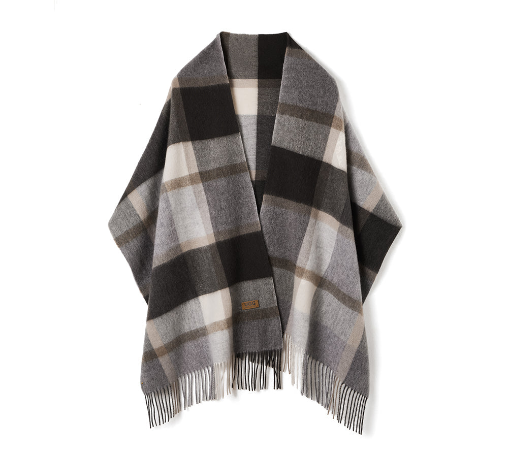 Urban UGG Wool Plaid Shawl Wynel URBAN UGG
