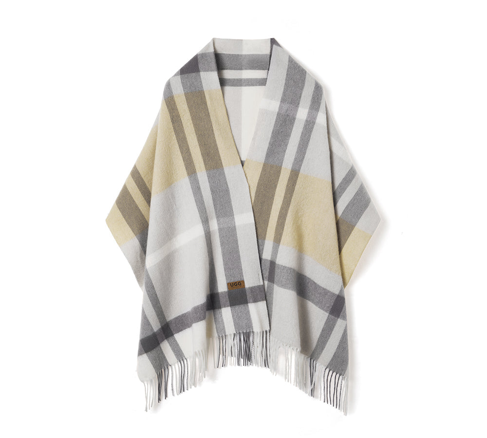 Urban UGG Wool Plaid Shawl Wynel URBAN UGG