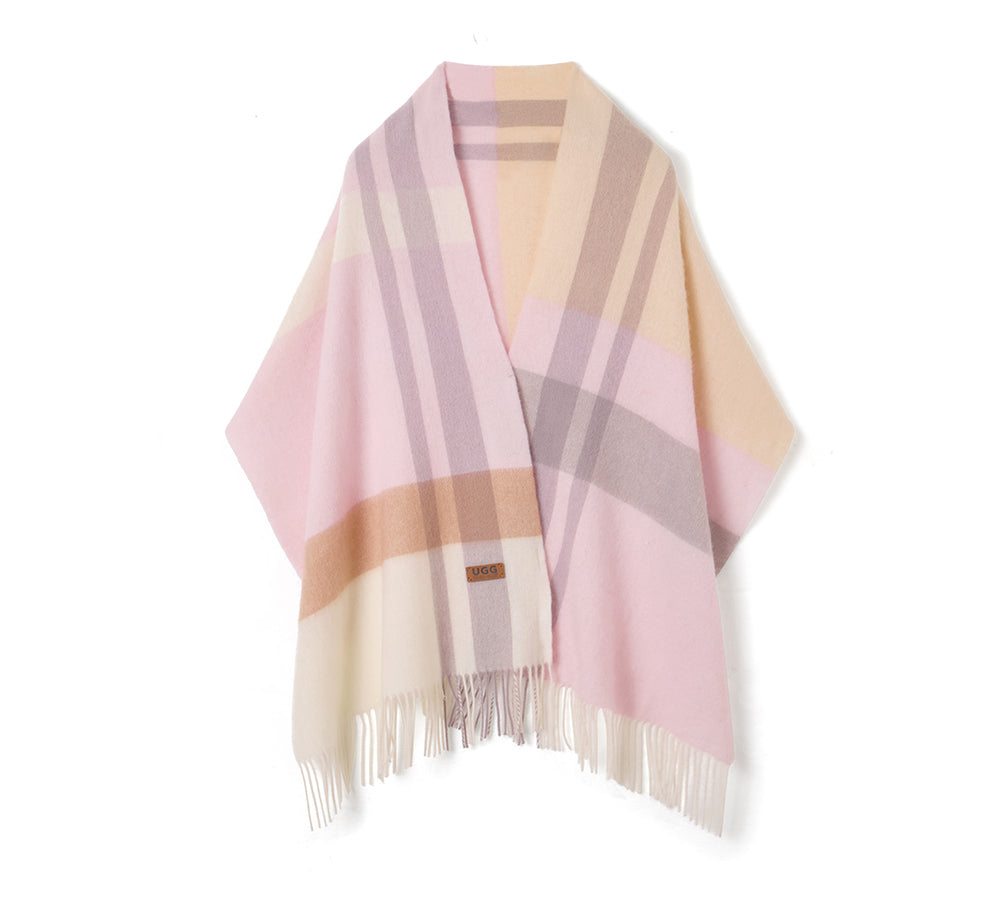 Urban UGG Wool Plaid Shawl Wynel URBAN UGG