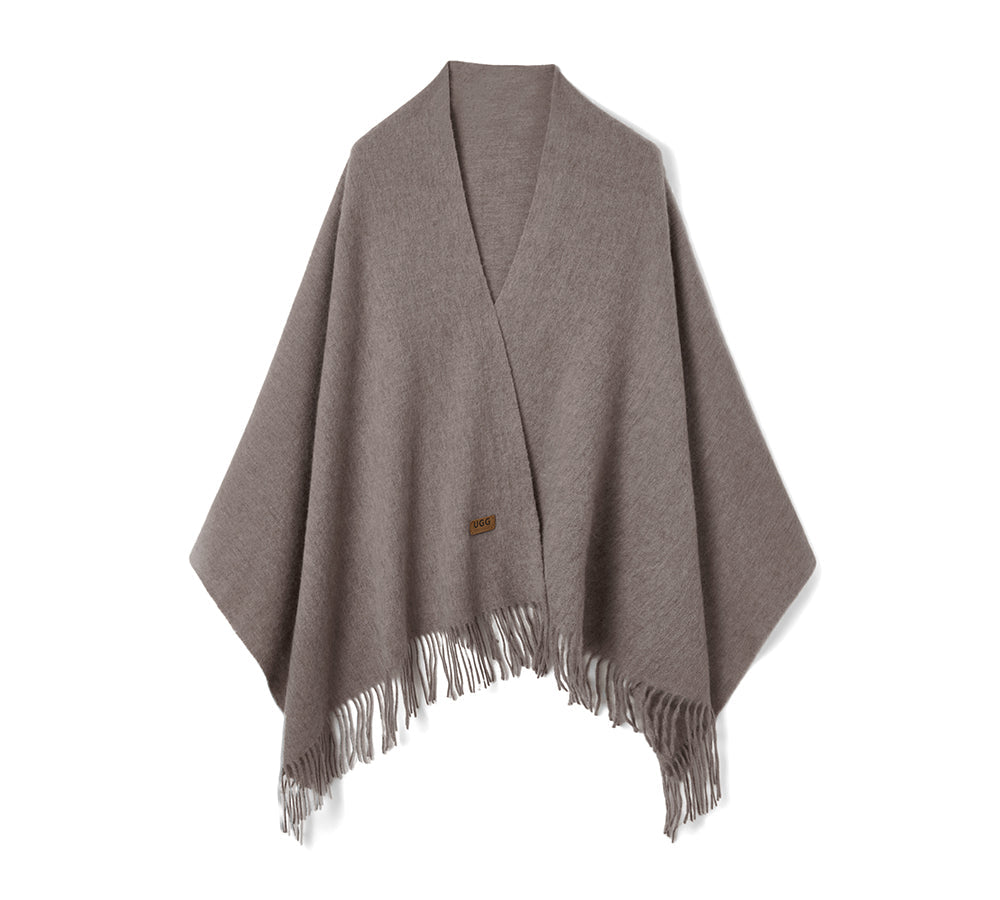 URBAN UGG® 100% Wool Fringed Shawl Sovra URBAN UGG