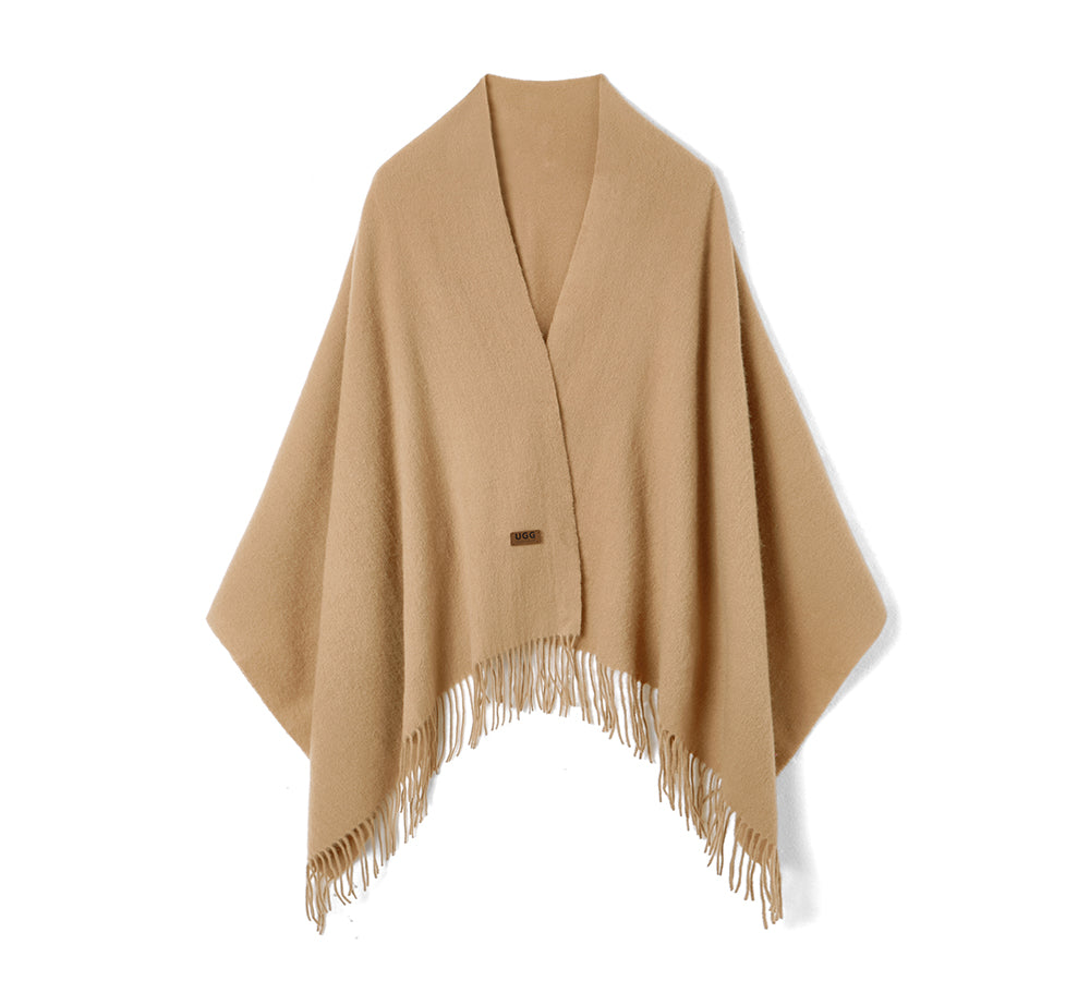URBAN UGG® 100% Wool Fringed Shawl Sovra URBAN UGG