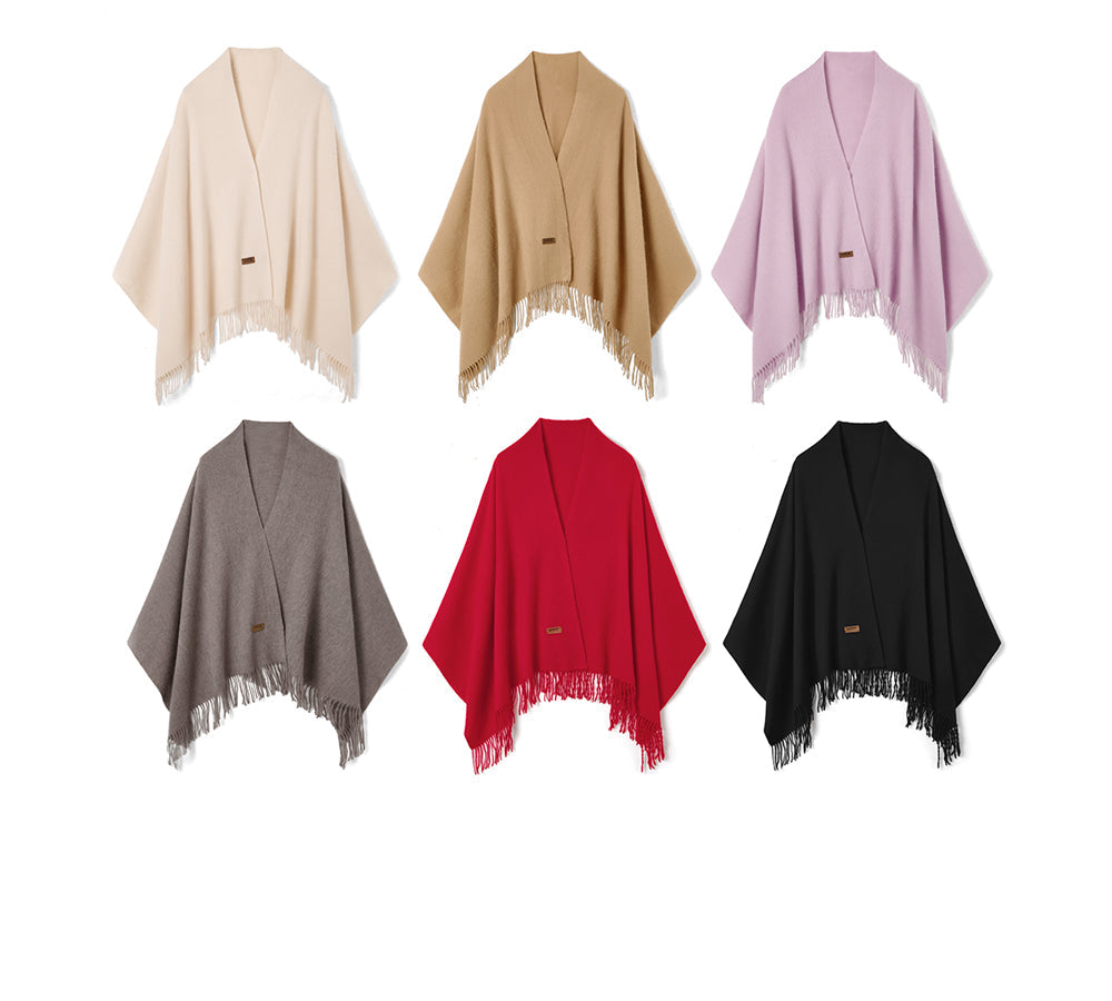 URBAN UGGยฎ 100% Wool Fringed Shawl Sovra URBAN UGG