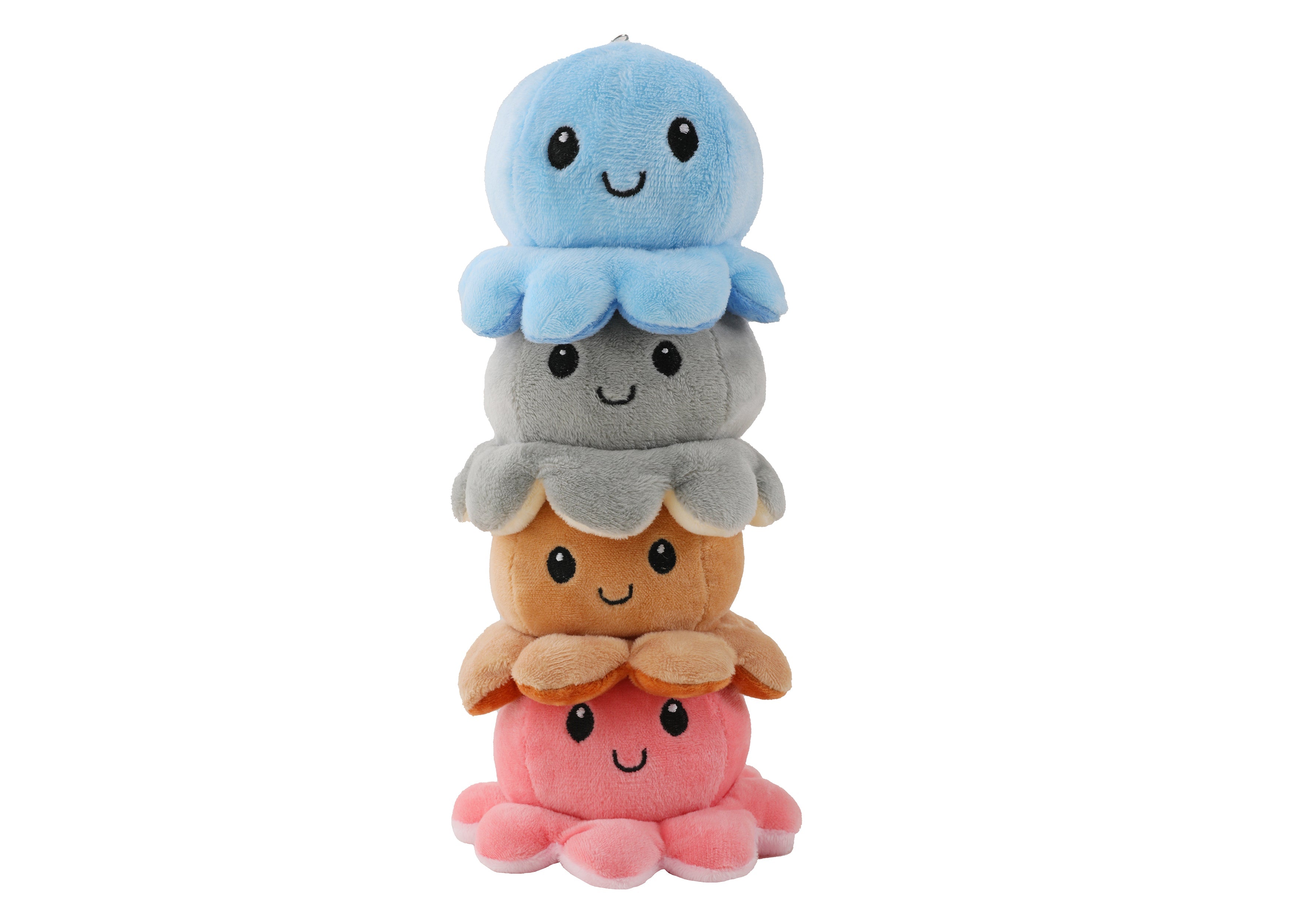 Flip Octopus Plush Key Chain Large