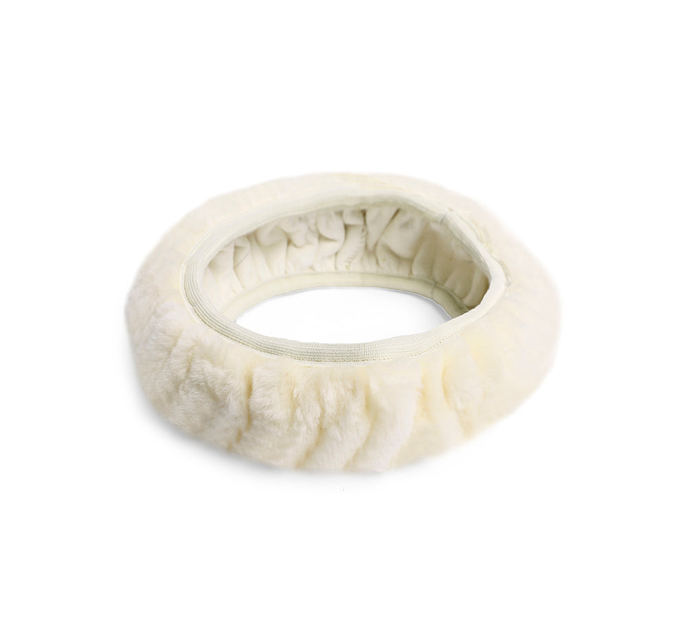 Premium Lambskin Car Steering Wheel Cover