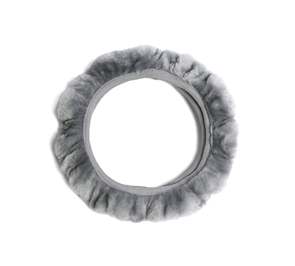 Premium Lambskin Car Steering Wheel Cover