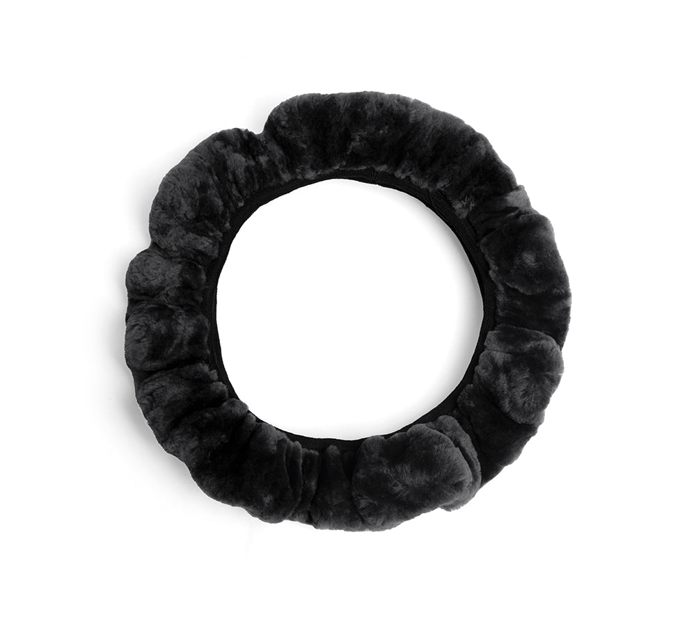 Premium Lambskin Car Steering Wheel Cover