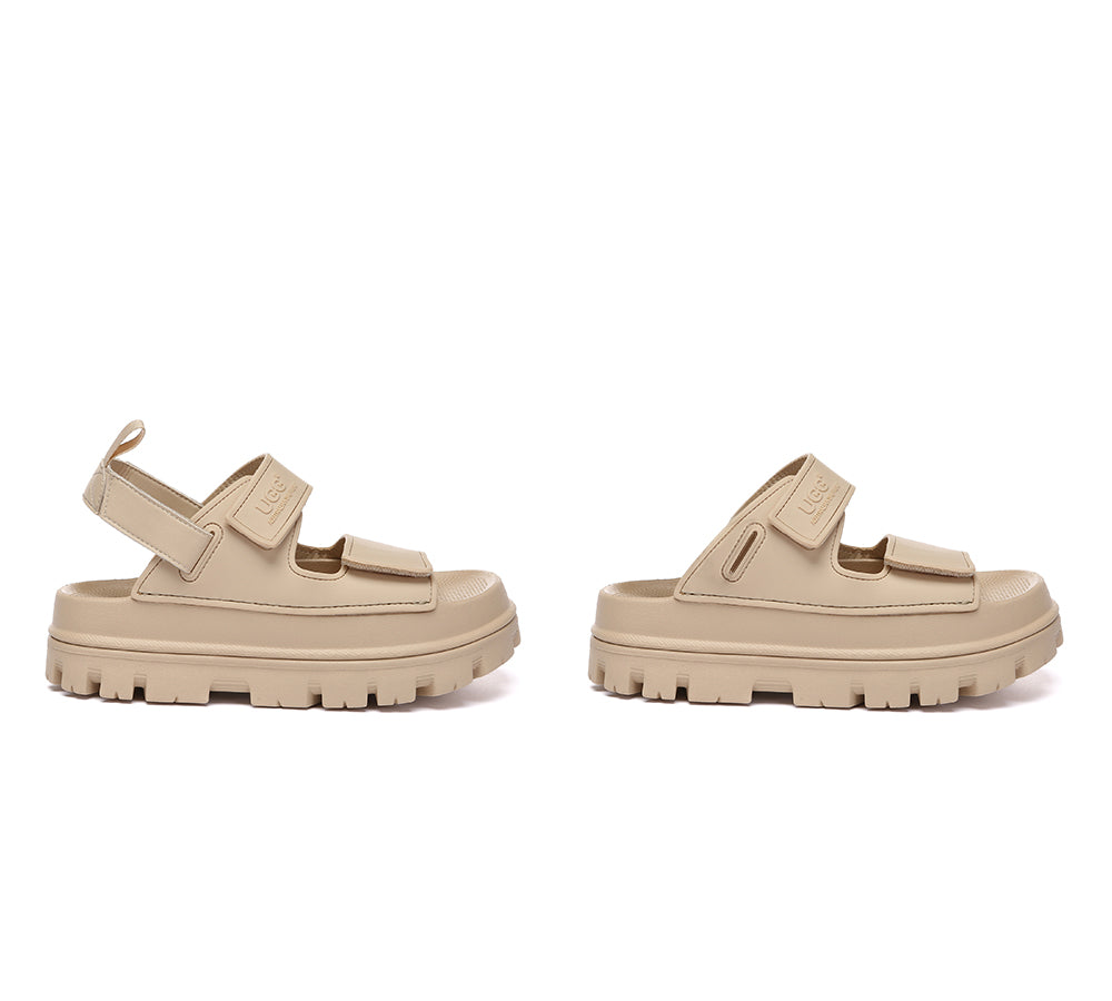 AUSTRALIAN SHEPHERD® Women Adjustable Strap Slingback Chunky Platform Sandals Beatia UGG AUSTRALIAN SHEPHERD