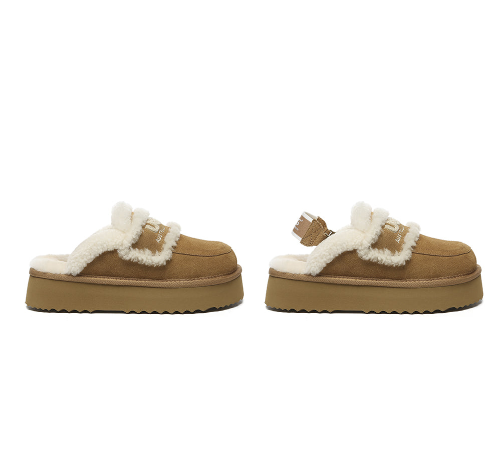 AUSTRALIAN SHEPHERD® UGG Slippers Women Removable Strap Slingback Platform Rilee UGG AUSTRALIAN SHEPHERD