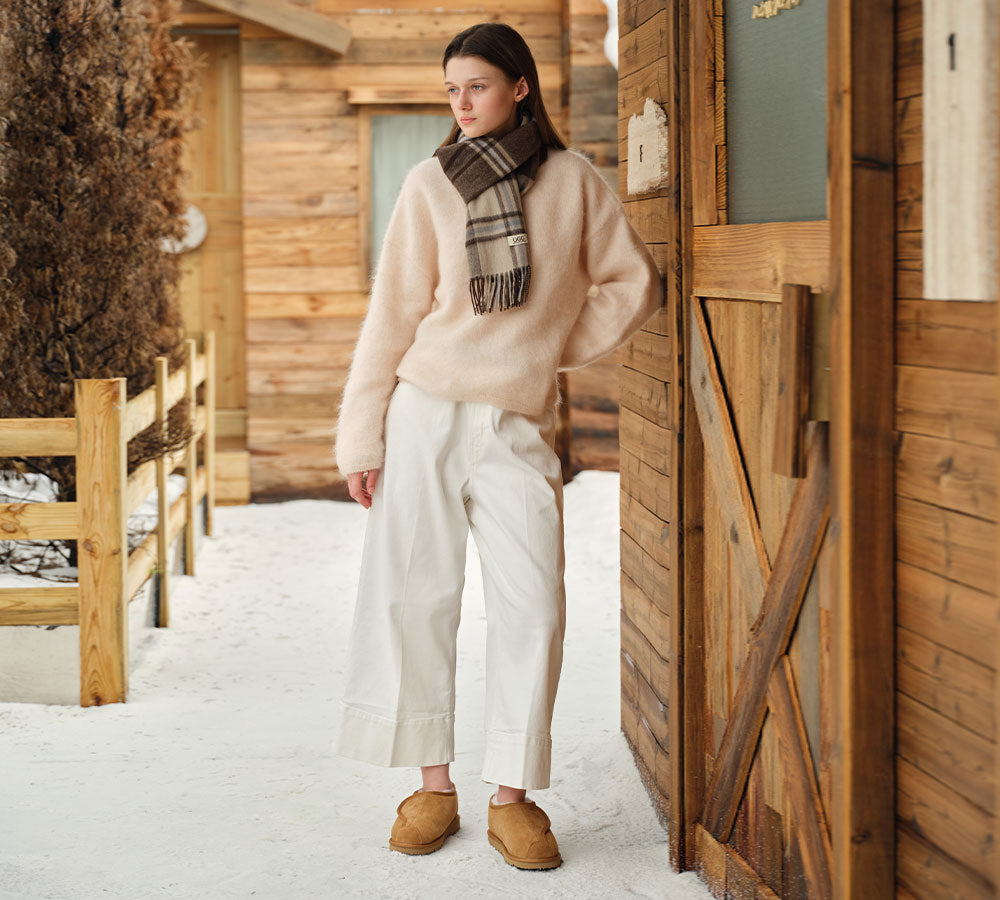 AUSTRALIAN SHEPHERDยฎ UGG Slippers Sheepskin Wool Adjustable Tristen UGG AUSTRALIAN SHEPHERD