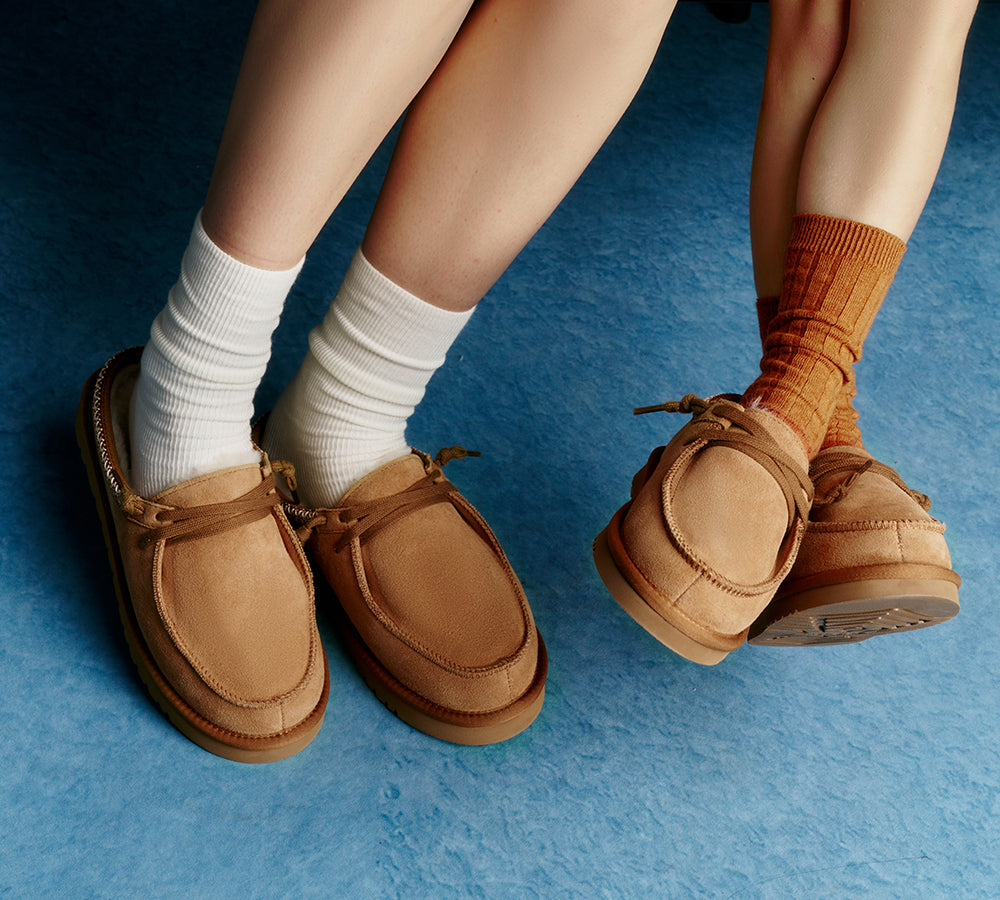 AUSTRALIAN SHEPHERDยฎ UGG Moccasin Slippers Kids Marek UGG AUSTRALIAN SHEPHERD