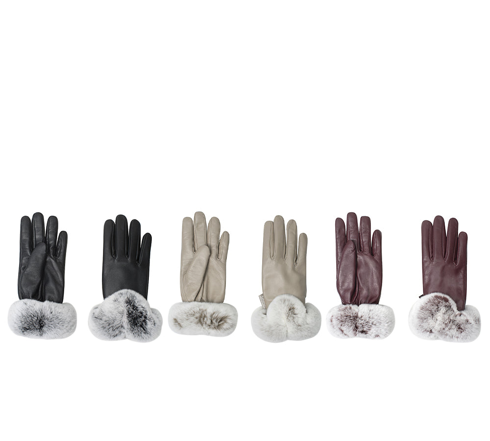 AUSTRALIAN SHEPHERDยฎ Ladies Gloves Fluffy Sheepskin Wool Lennon Gloves UGG AUSTRALIAN SHEPHERD