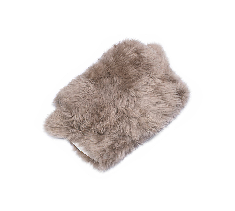 EVERAU® Premium Australian Sheepskin Wool Single Color Long Rugs 105cm EVERAU