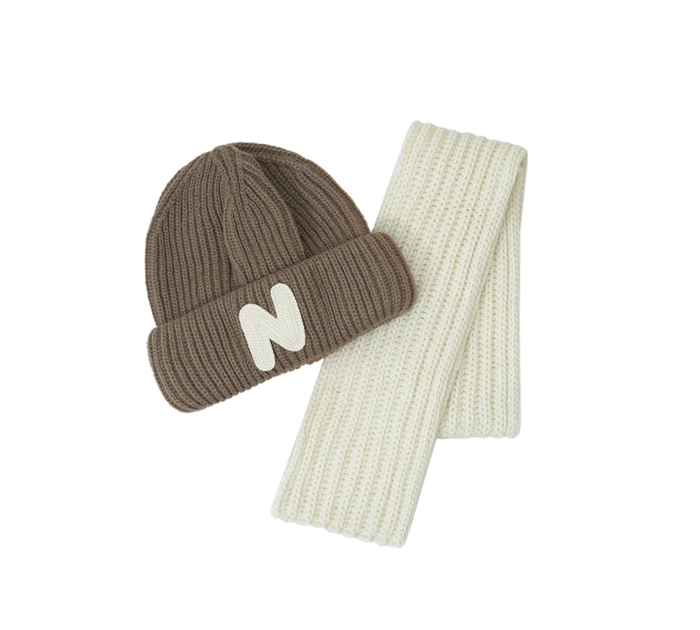 EVERAUĀ® Kids Beanie and Scarf Gift Set Snoh
