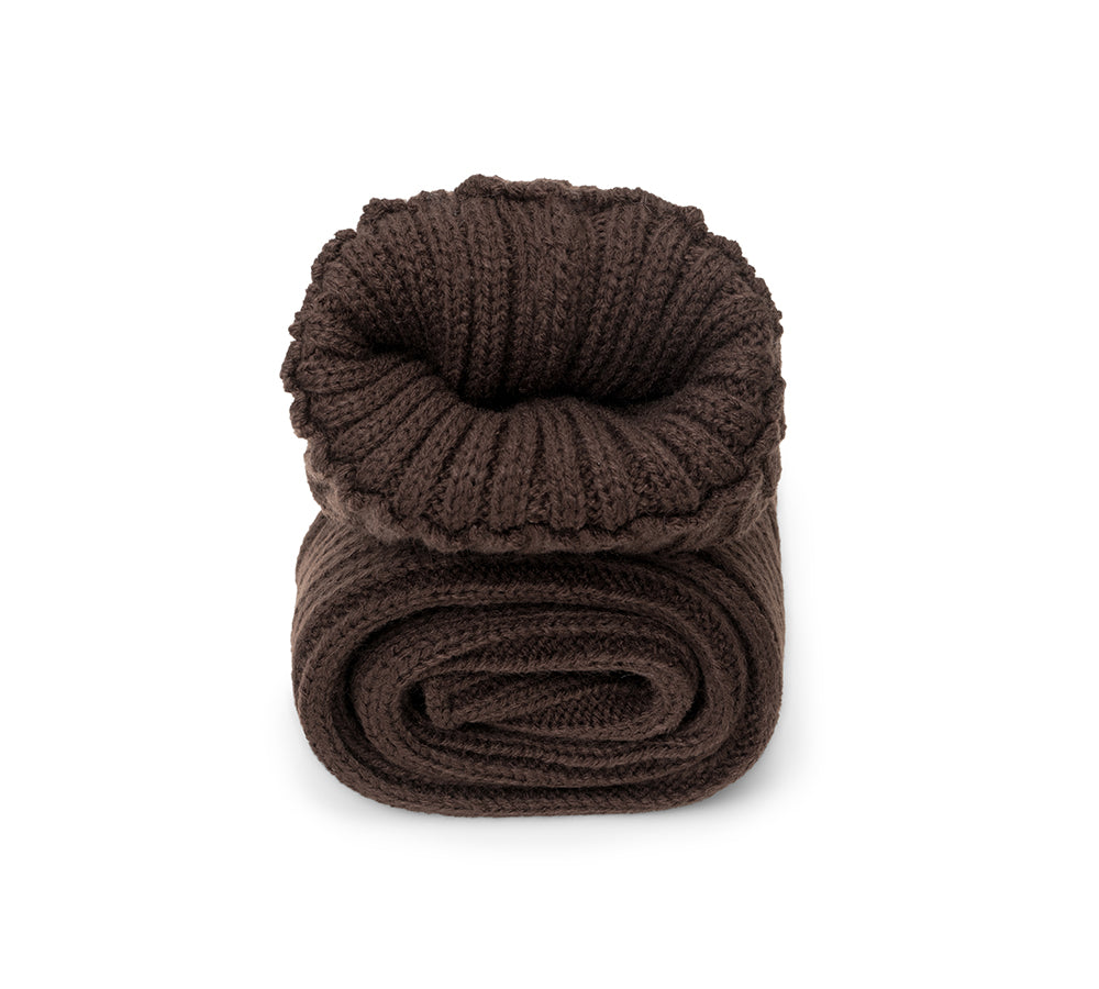 EVERAU® Women Stretchy Ribbed Knit Thick Leg Warmers EVERAU