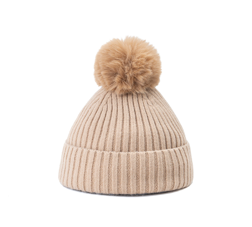 AUSTRALIAN SHEPHERD® Kids Knitted Pom Pom Beanie UGG AUSTRALIAN SHEPHERD