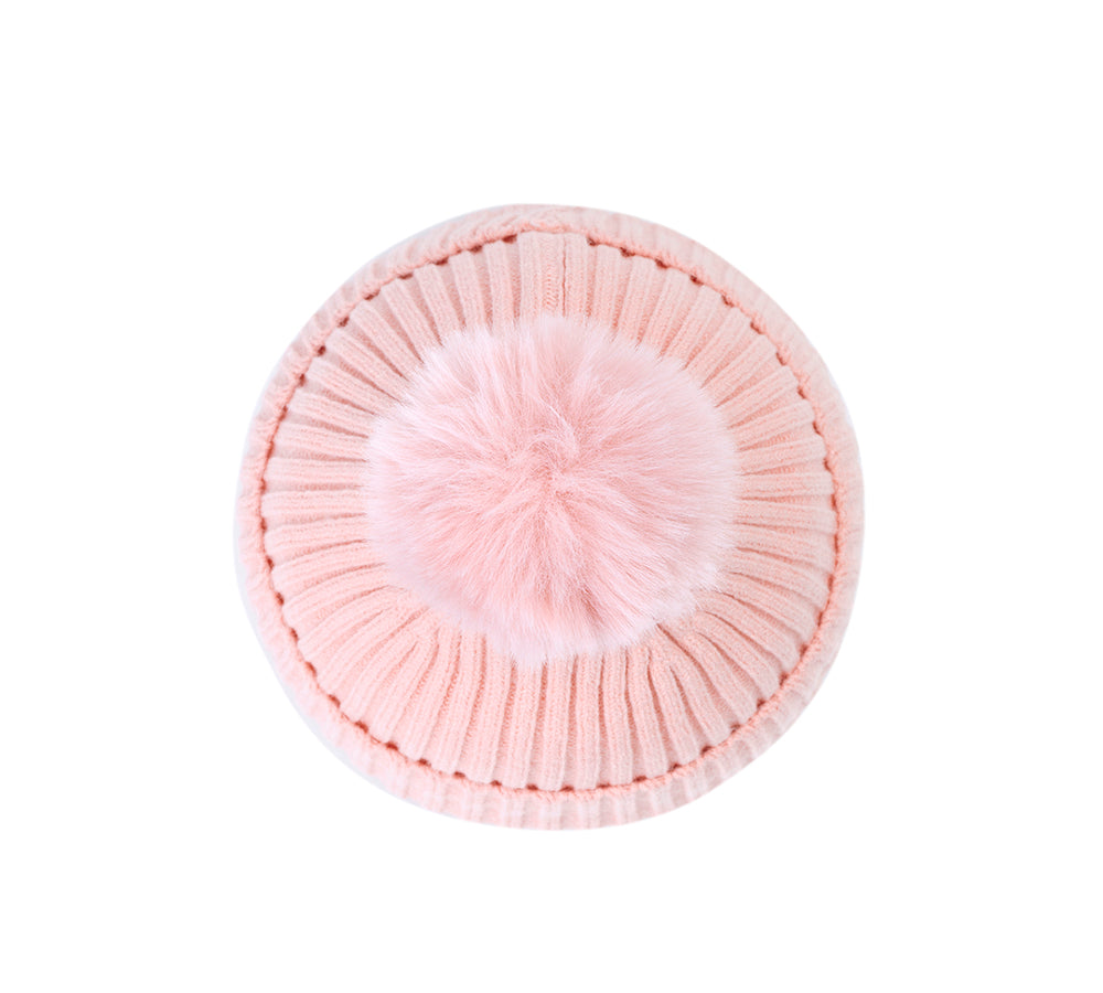 AUSTRALIAN SHEPHERD® Kids Knitted Pom Pom Beanie UGG AUSTRALIAN SHEPHERD