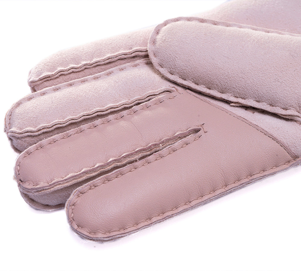 EVERAU® Ladies Gloves Fluffy Sheepskin Wool Stacey - UGG EXPRESS