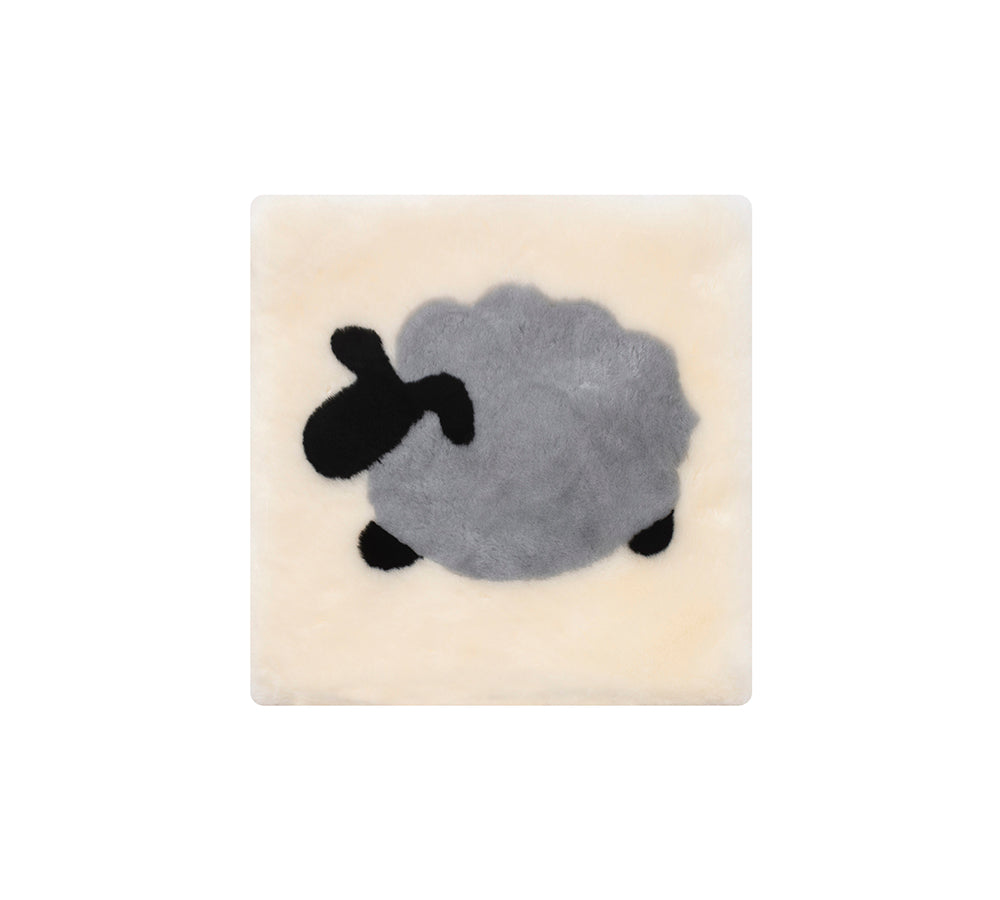 AUSTRALIAN SHEPHERD® Square Australian Wool Cushion 40cmx40cm UGG AUSTRALIAN SHEPHERD