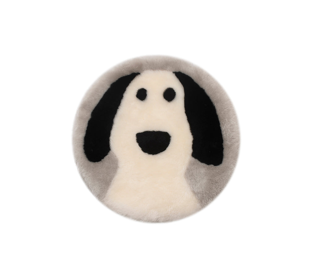 Round Wool Cushion 40cmx40cm UGG AUSTRALIAN SHEPHERD