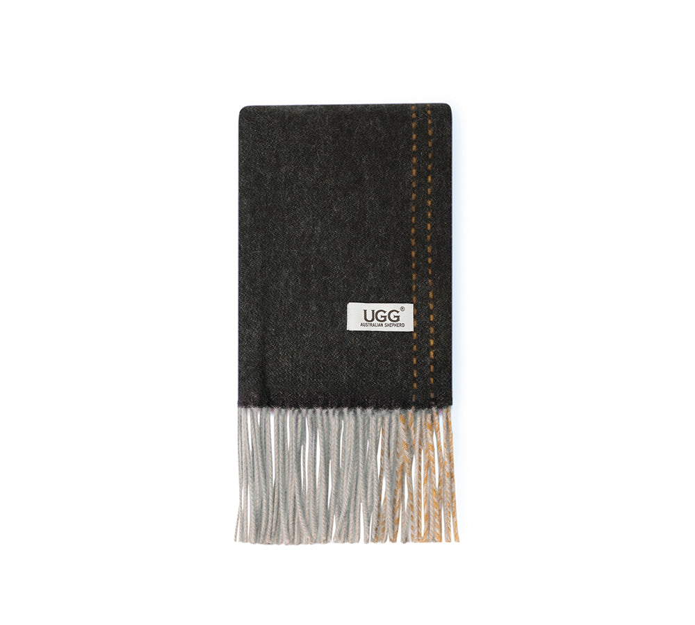 AUSTRALIAN SHEPHERD® 100% Wool Plain Rasora Scarf UGG AUSTRALIAN SHEPHERD