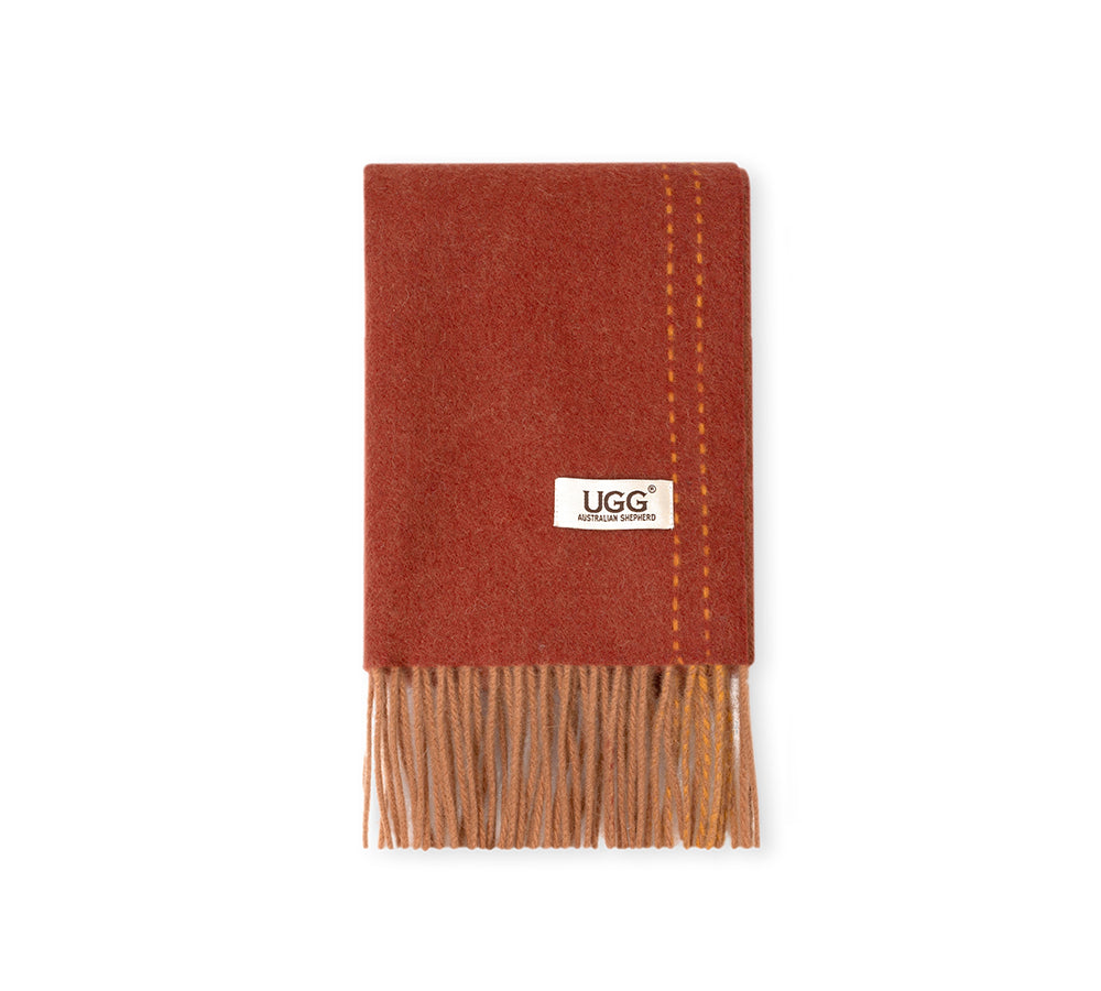 AUSTRALIAN SHEPHERD® 100% Wool Plain Rasora Scarf UGG AUSTRALIAN SHEPHERD