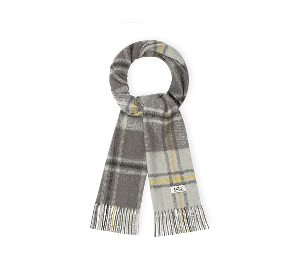 AUSTRALIAN SHEPHERD® 100% Wool Check Snovia Scarf UGG AUSTRALIAN SHEPHERD