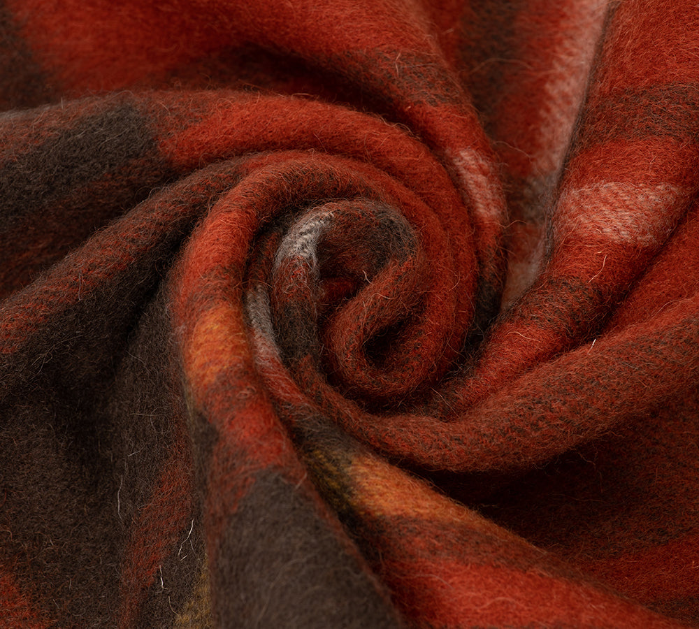 AUSTRALIAN SHEPHERD® 100% Wool Check Snovia Scarf UGG AUSTRALIAN SHEPHERD