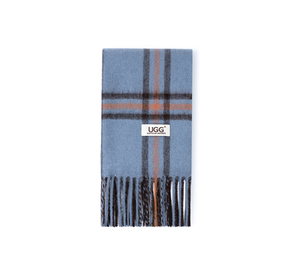 AUSTRALIAN SHEPHERD® 100% Wool Check Snovia Scarf UGG AUSTRALIAN SHEPHERD