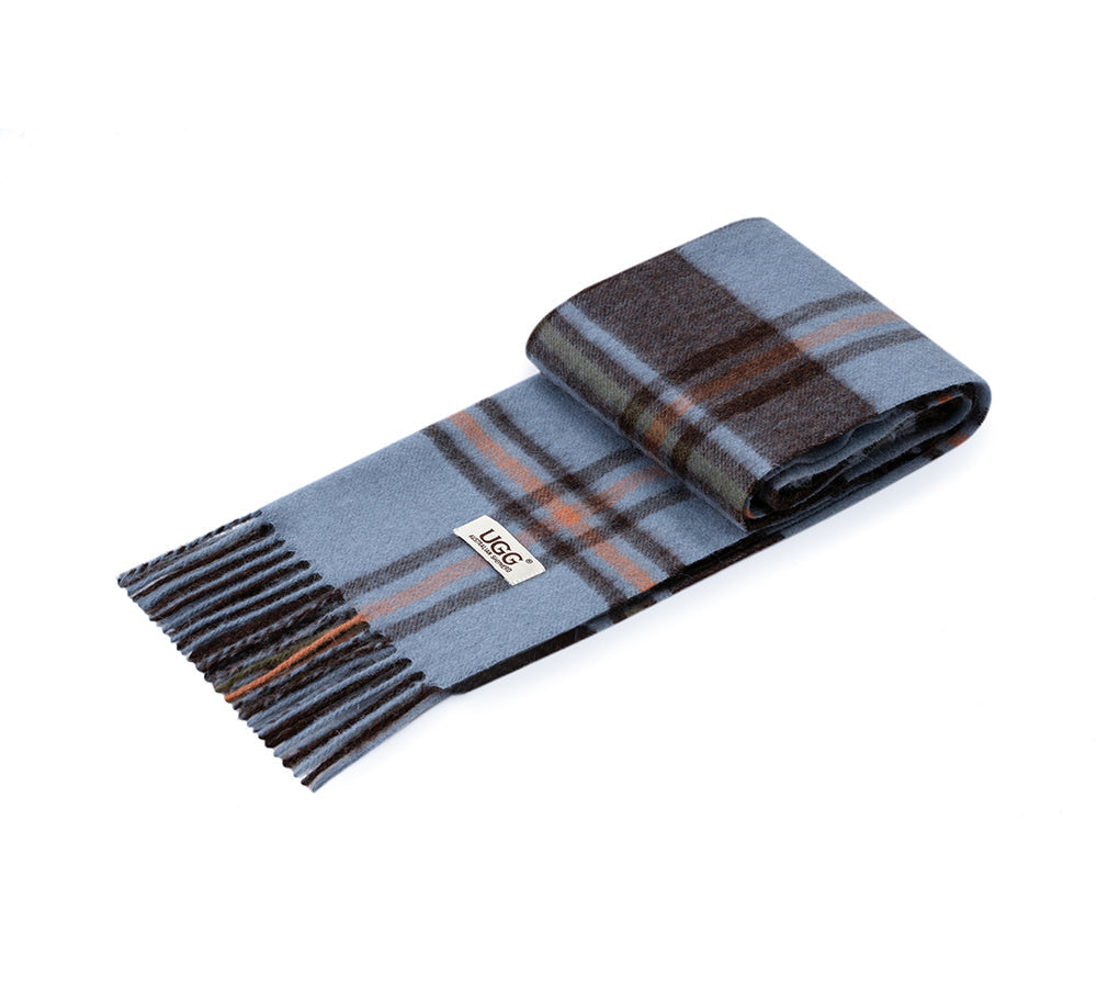 AUSTRALIAN SHEPHERD® 100% Wool Check Snovia Scarf UGG AUSTRALIAN SHEPHERD